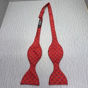Lords Self Tie Bow Tie Red Silk‎ Classic Formal Menswear Adjustable